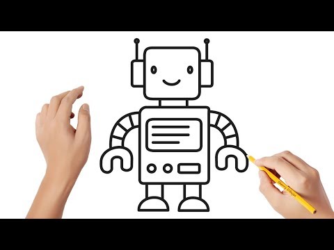 Video: Cómo Aprender A Dibujar Un Robot