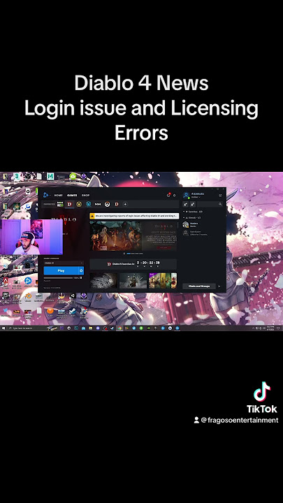 Diablo 4 Login Issues and Licensing Errors