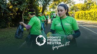 Movimento Pegada Neutra em Igrejinha no Rio Grande do Sul