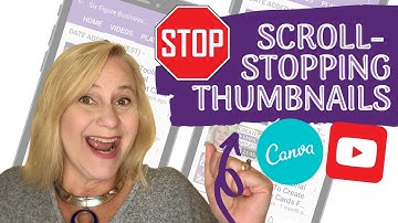 Canva To Create a Scroll Stopping Thumbnail For Youtube (Tutorial)
