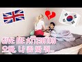 DISTRACTING MY KOREAN BOYFRIEND *he got mad* | Korean British AMWF International Couple | 국제 커플
