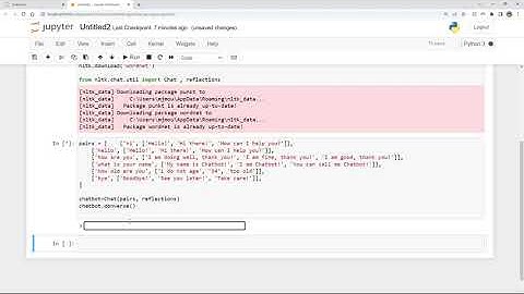 Creating a Simple Chatbot in Python