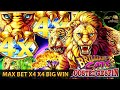 ⭐️MAX BET X4 X4 MULTIPLIER?!⭐️ Konami Brilliant Cats Boosted Respin Bonus Big Win Slot Machine
