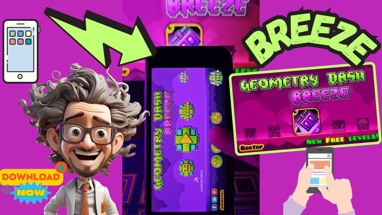 Geometry Dash Breeze iOS Android (2024) - YouTube
