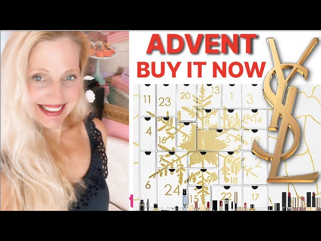 THEY DID IT AGAIN UNBOXING THE YSL BEAUTY ADVENT CALENDAR 2023