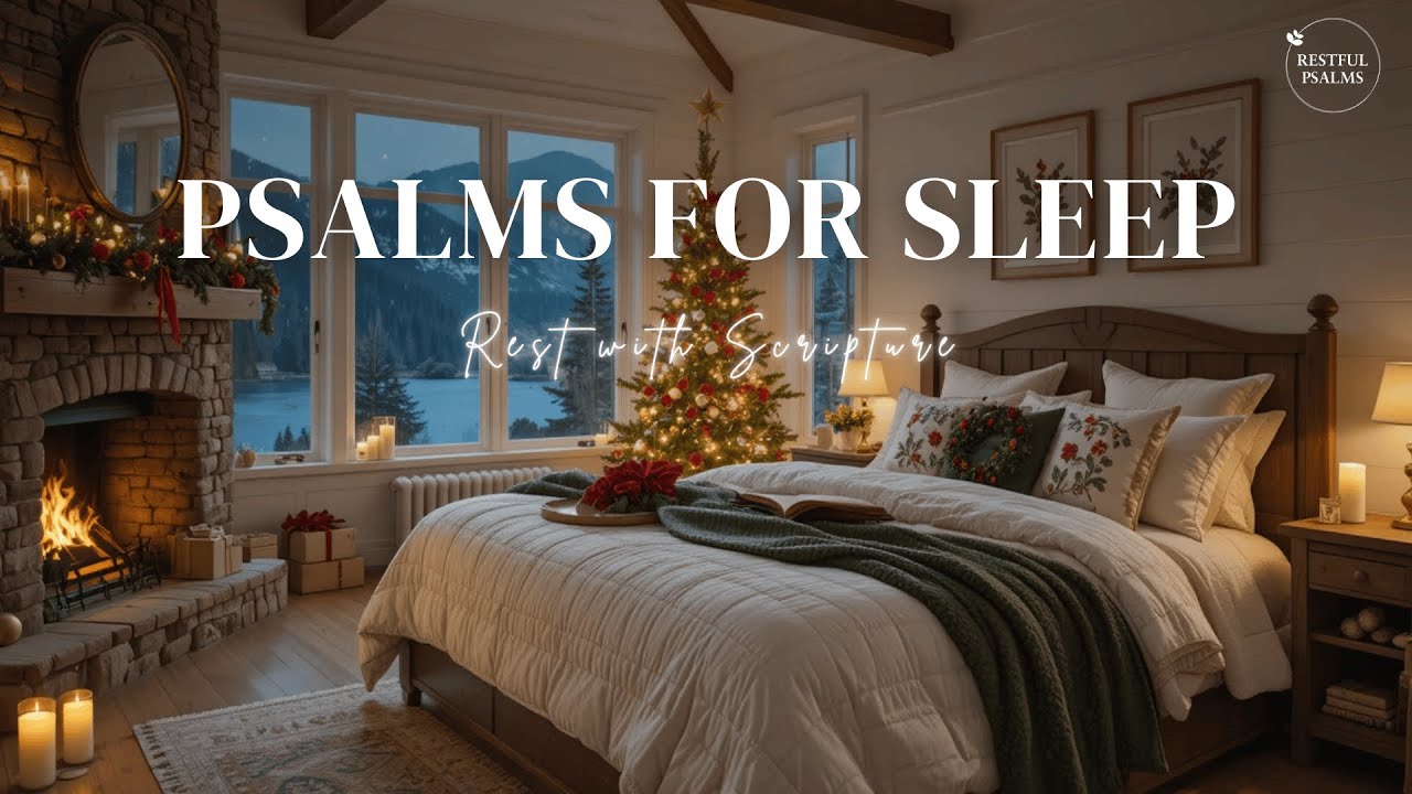 Cozy Fireside Psalms ~ Psalm Songs for Deep Sleep by the Fireplace