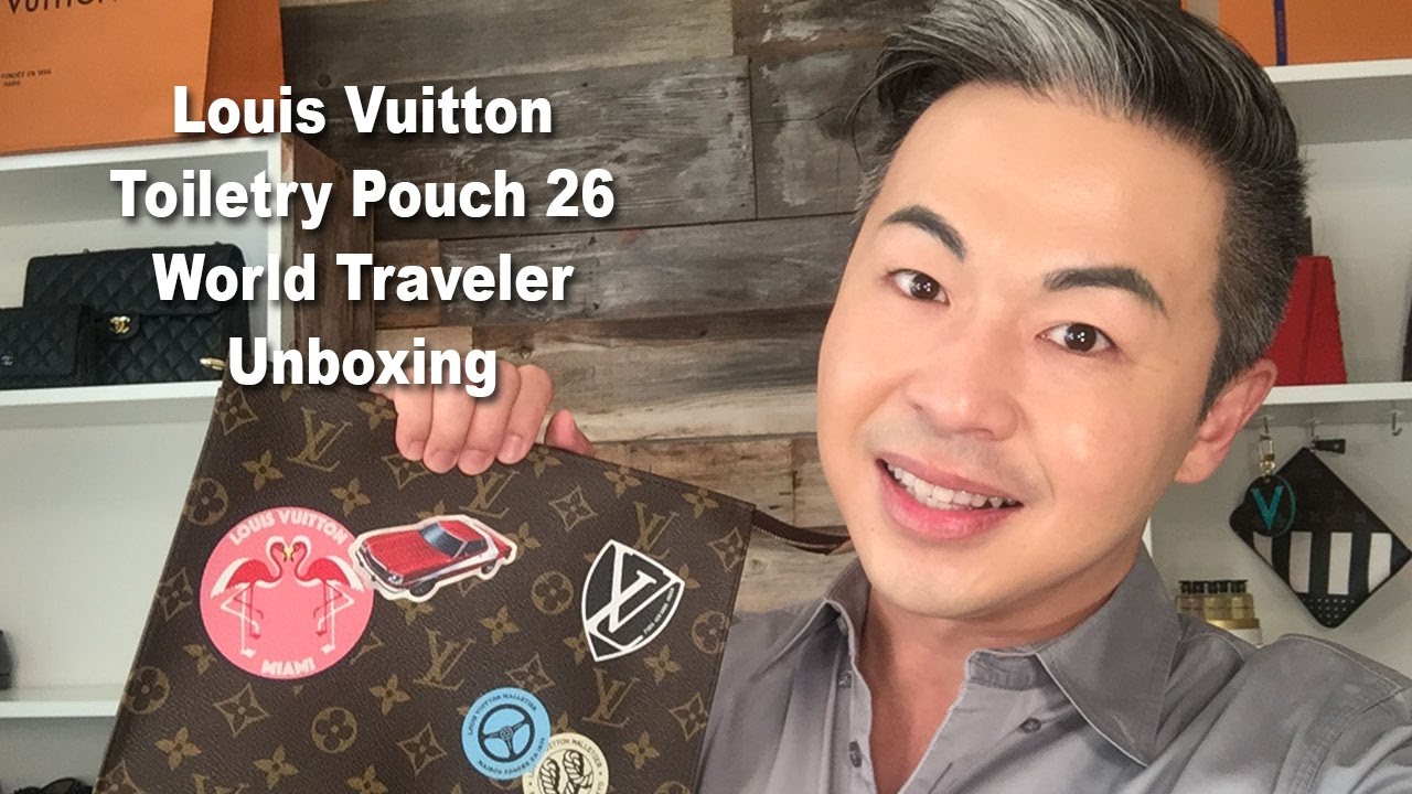 Louis Vuitton Toiletry Pouch 26 World Traveler Unboxing 