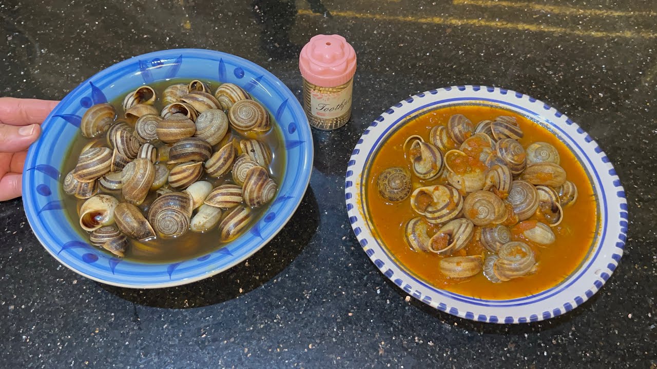 ببوش (حلزون) على طريقتين 😋 | بالزعتر والنونخة 🌿 و بصلصة الطماطم 🍅 | نكهة وهرانية/ Escargot 
