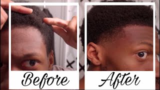 How I created a GODLY FRONT TAPER with short hair 2023! (saved my hairline)