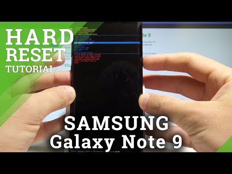 How to Hard Reset SAMSUNG Galaxy Note 9 - Bypass Screen Lock / Factory Reset