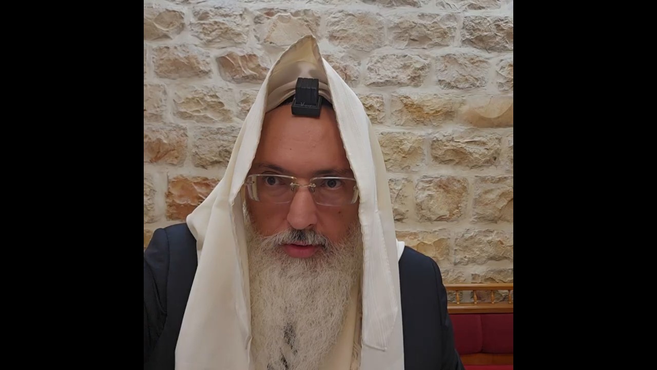 הלכה יומית/ערב חג הסוכות/רב דניאל בניזרי