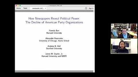 Pamela Ban, "How Newspapers Reveal Political Power...