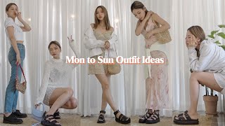 sub) Monday to Sunday Daily Outfit Ideas (How to Rock Dr. Martens!) | kinda cool