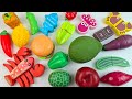 ASMR Orange Pineapple Strawberry Cutting | Clean Cutting Sounds