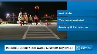 Parts of Rockdale County remain under a boil water advisory