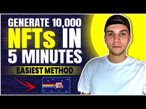 How to Generate 10,000+ NFTs (NO  CODING + METADATA INCLUDED)