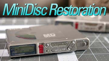 Fixing Up a Neglected MiniDisc Recorder