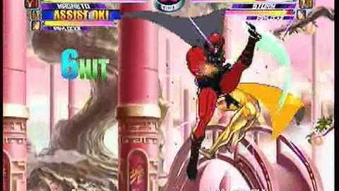 MvC2 Online (360): Brett (MSP) vs Omega Weapon X (MSP) 12 .:6.2.10:.