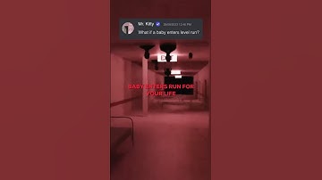 What if a baby enter level Run For Your Life?🍼☁️🔑 #shorts #backrooms #creepypasta