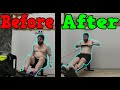 Rowing every day for 30 days before and after results