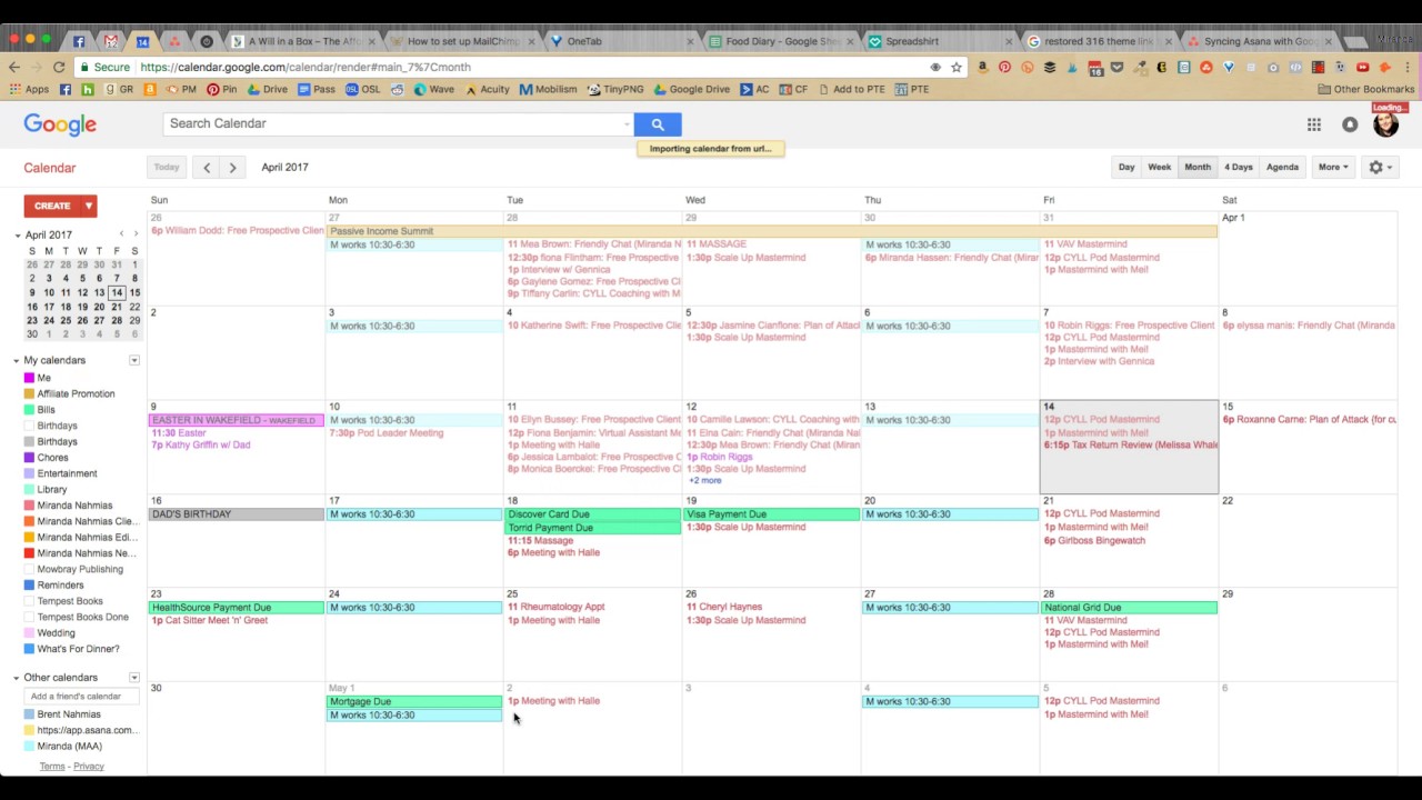 How to Sync Asana with Your Google Calendar - YouTube