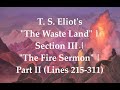 T s eliots the waste land  section iii  the fire sermon part ii lines 215311