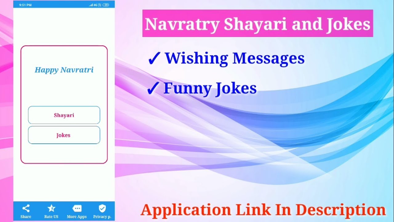 App Preview #3 Navratri 2019 - Status, Shayari and Jokes