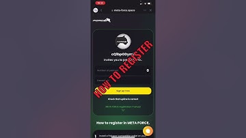 How to REGISTER META-FORCE FORSGAGE  2022 || WATCH THIS NOW!!!