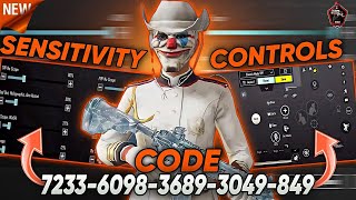 New Best Sensitivity Settings In 2023 ? Sensitivity & Control Code | PUBG MOBILE | BGMI 0 Recoil