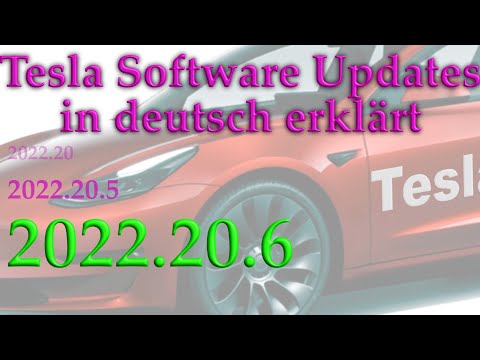 Tesla Software-Update 2022.20.6 deutsch