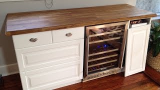 Mini Refrigerator Cabinet Bar