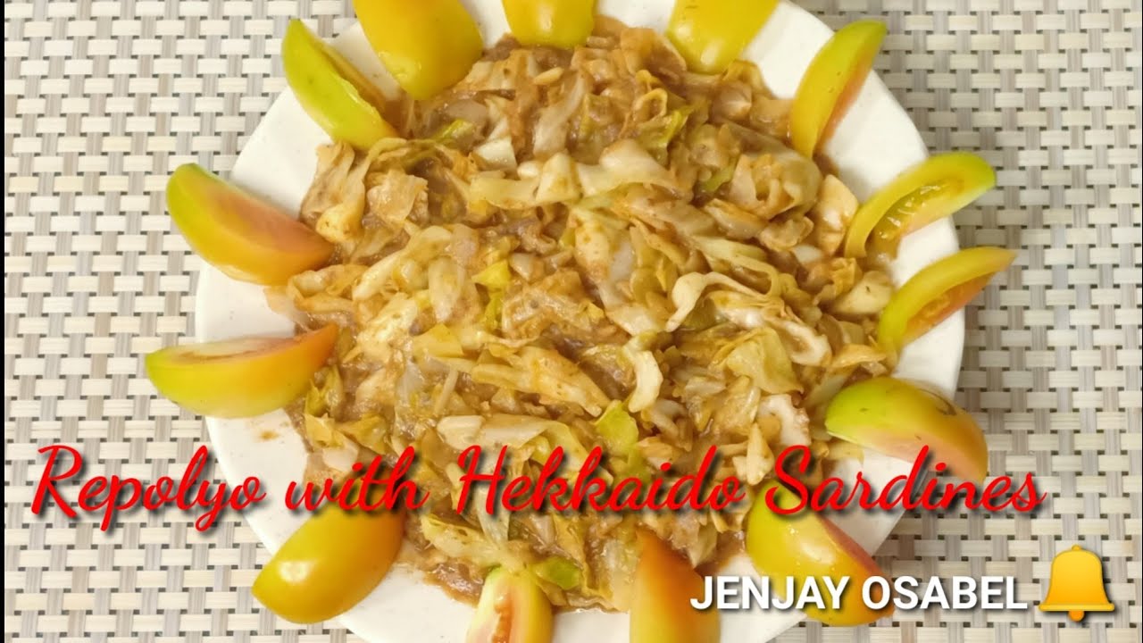 Repolyo with Hekkaido Sardines simple recipe YouTube