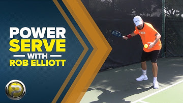 The Power Serve with Slow Motion - Rob Elliott