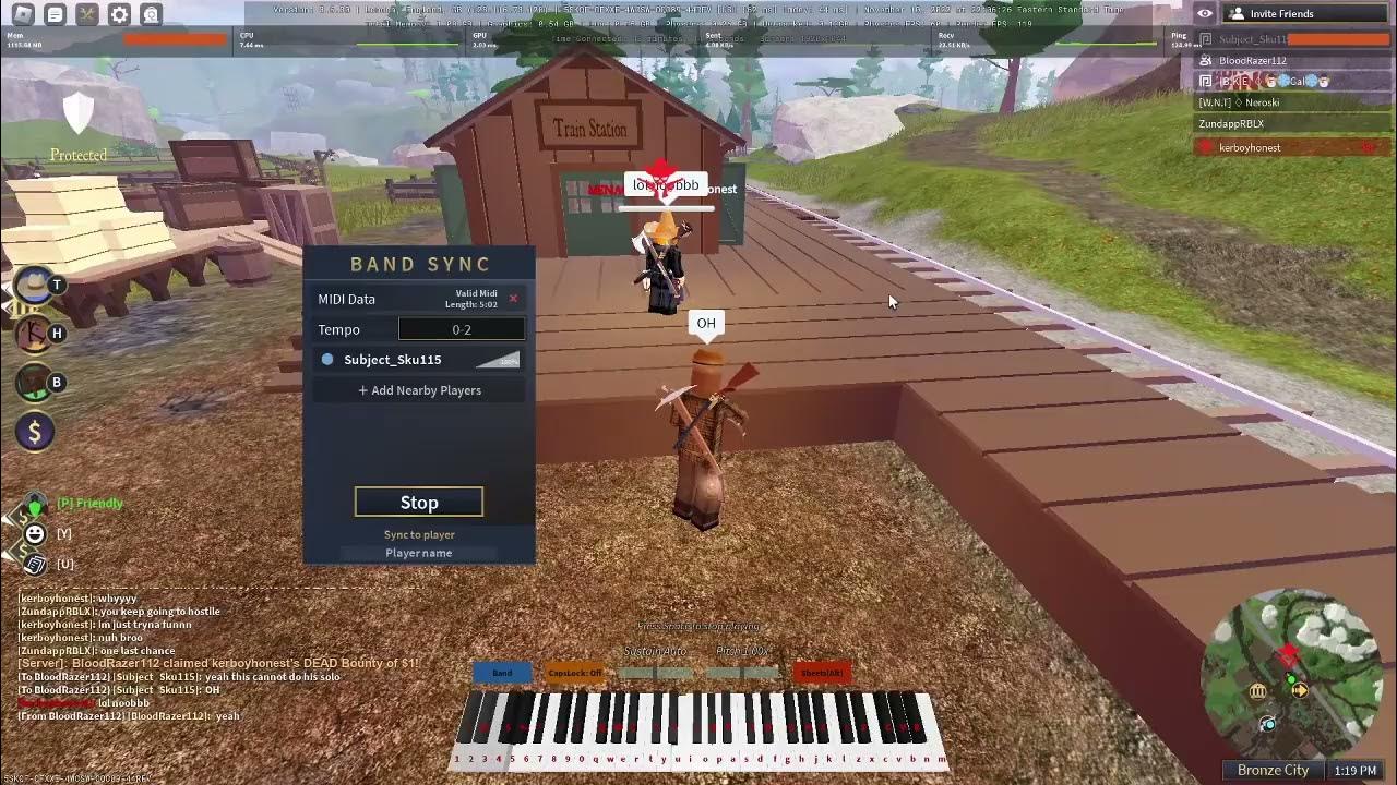 Wild west midi data. Wild west midi data