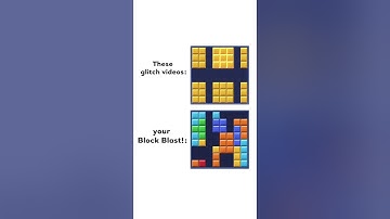 Block Blast! on these glitch videos vs Block Blast! on your phone #blockblast #gaming #games #memes