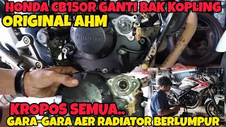 Ganti Bak Kopling Honda CB150R Original AHM Honda #honda #cb150rold #rizzkymotor