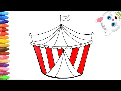 Как нарисовать цирк с MiMi | Раскраски детей HD | Рисование и окраска