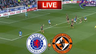 Dundee United Vs Rangers Live Streaming Reaction Scottish Premiership