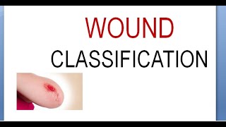 Surgery 010 Wound Define Classify Types Classification Definition Clean tidy dirty surgical simple