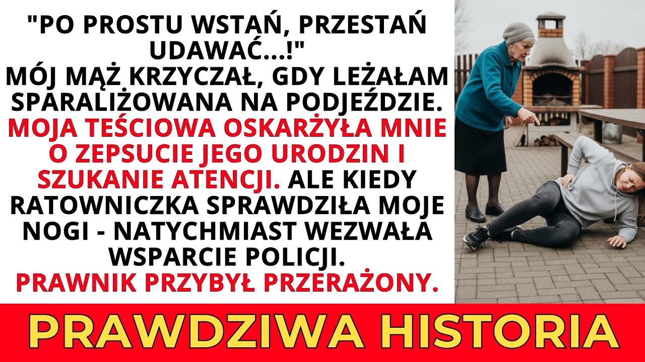 Żart męża mnie sparaliżował — teściowie uznali to za dramat, lecz nie wiedzieli, że mój prawnik...