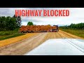 HIGHWAY BLOCKED | My Trucking Life | #2356