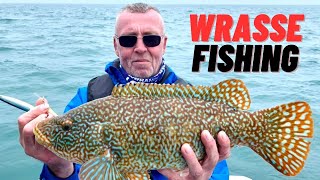 WRASSE FISHING ON A UK REEF (sea fishing)