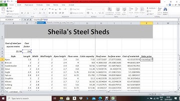 IGCSE ICT Oct Nov 2018 Spreadsheet