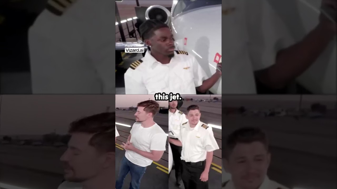 mr.beast gift a airoplane his pilot short video Mr beast video 