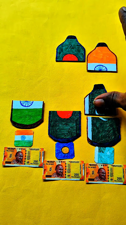 indiyan flag vs pakistan flag matching with hend ✋🏻 republic day drowning 🇮🇳 #rudhrart #shorts #fun