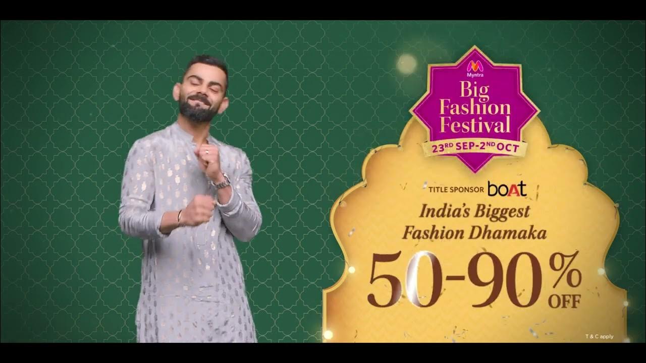 Myntra - Make everyone stop and stare. Stylish tops & tees starting at ₹499  only at India's biggest festive sale - Big Fashion Festival! Tune in to the  app to shop top