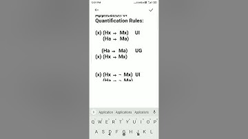 UGC NET, Logic: Quantification Theory : Application of Rules