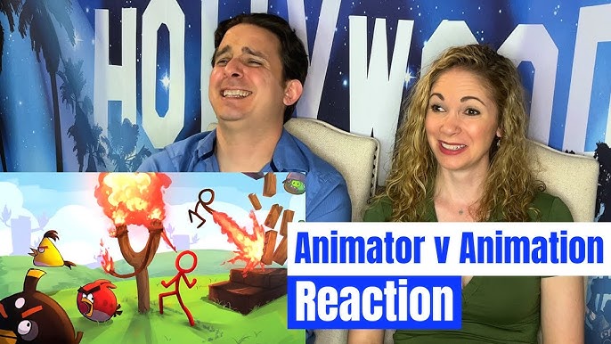 Pokimane reacts to Animation vs. Minecraft (original) by Alan Becker 