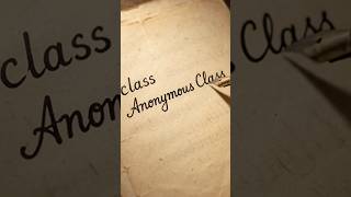 Learning Java Programming | Day 4 | Anonymous Class #programming #java #anonymousClass