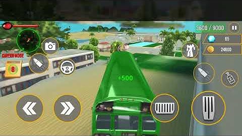 Army Bus Robot Car Game 3d - Android Gameplay #4